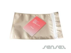 ノベルティ シルバー封筒　-在庫ポストカードサイズ